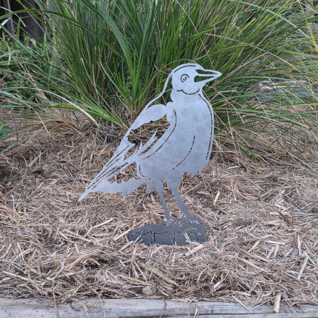 Magpie on a Fence Post