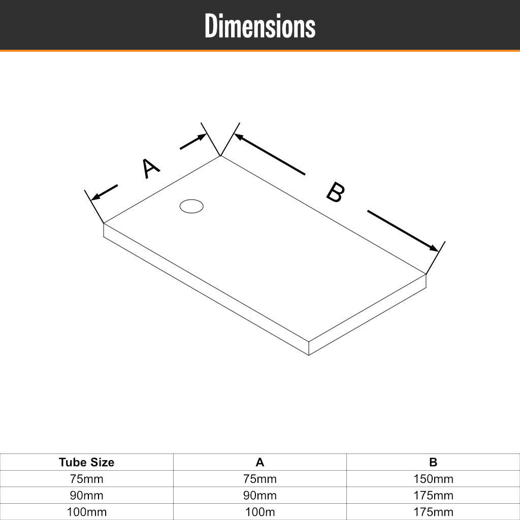 Rectangular Half Steel Base Plate