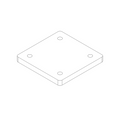 Square Base Plate 200mm x 200mm
