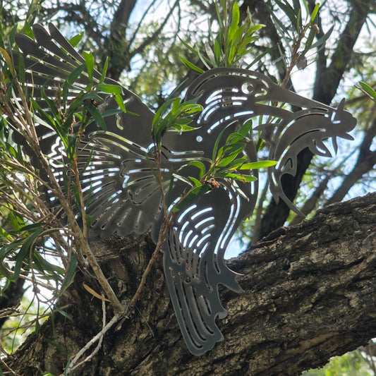 Kingfisher Flying with a Large Fish