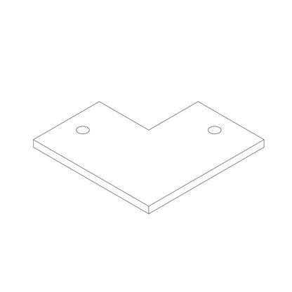 L-Shaped Steel Base Plate