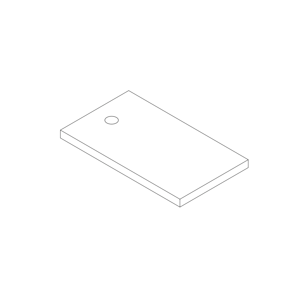 Rectangular Half Steel Base Plate
