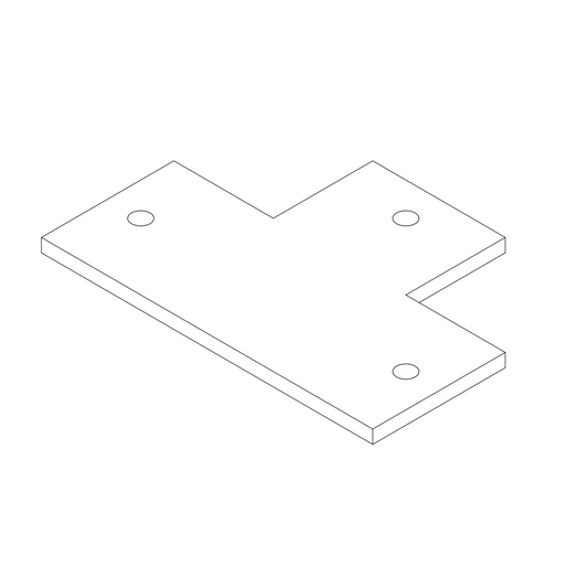 T-Shaped Steel Base Plate