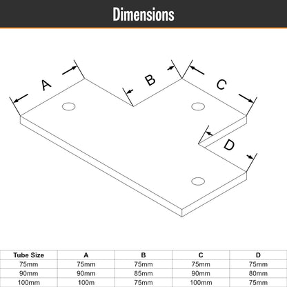 T-Shaped Steel Base Plate